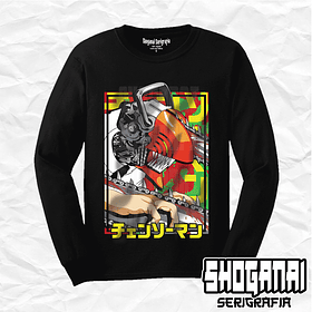 CHSM15 Denji - Chainsawman / Polera manga larga