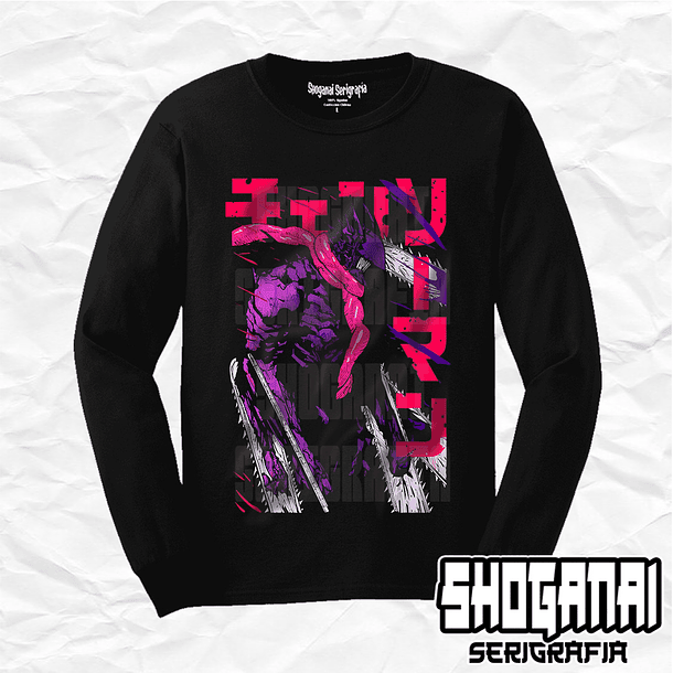 CHSM16 Chainsawman - Chainsawman / Polera manga larga 1