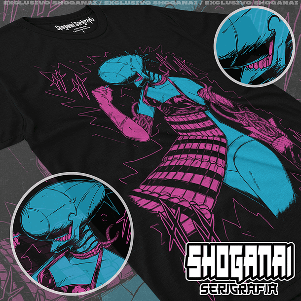 CHSM17 Reze Demonio Bomba - Chainsawman / Polera manga corta 1