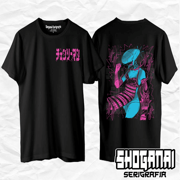 CHSM17 Reze Demonio Bomba - Chainsawman / Polera manga corta 1