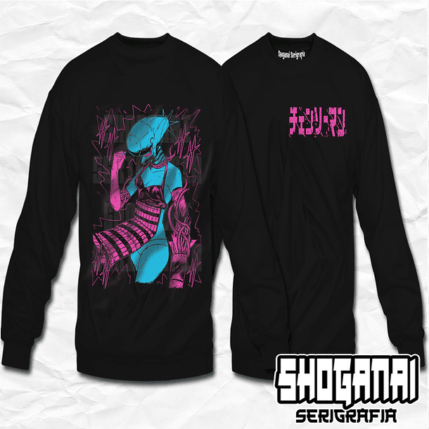 CHSM17 Reze Demonio Bomba - Chainsawman / Crewneck - Poleron Polo 1