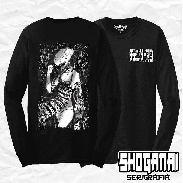 CHSM17 OP2 Reze Demonio Bomba - Chainsawman / Polera manga larga 1