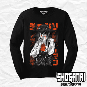 CHSM18 Asa Mitaka - Chainsawman / Polera manga larga