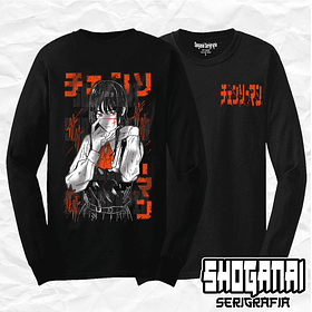 CHSM18 Asa Mitaka - Chainsawman / Polera manga larga
