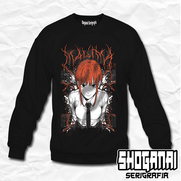 CHSM19 Makima - Chainsawman / Crewneck - Poleron Polo 1