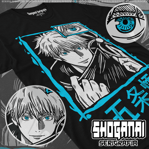 JJK01 Satoru Gojo - Jujutsu Kaisen / Polera manga corta 1