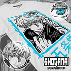 JJK01 Satoru Gojo - Jujutsu Kaisen / Polera manga corta 1