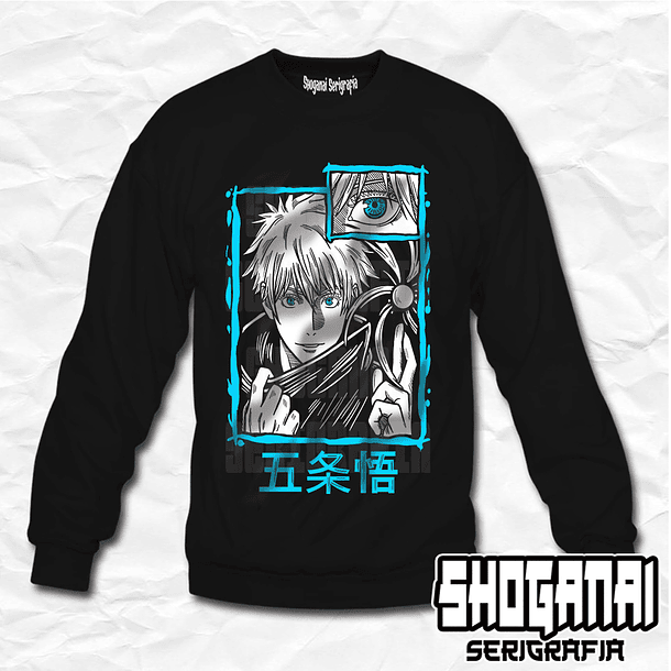 JJK01 Satoru Gojo - Jujutsu Kaisen / Crewneck - Poleron Polo 1