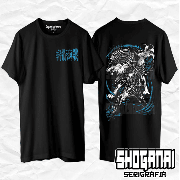 JJK02 Megumi Fushiguro - Jujutsu Kaisen / Polera manga corta 1