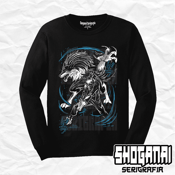 JJK02 Megumi Fushiguro - Jujutsu Kaisen / Polera manga larga 1