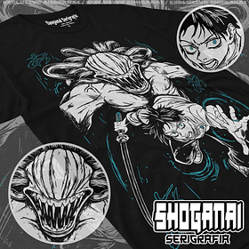 JJK03 Yuta Okkotsu y Rika - Jujutsu Kaisen / Polera manga corta