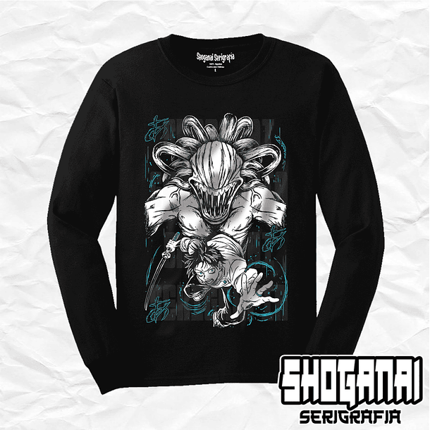 JJK03 Yuta Okkotsu y Rika - Jujutsu Kaisen / Polera manga larga 1