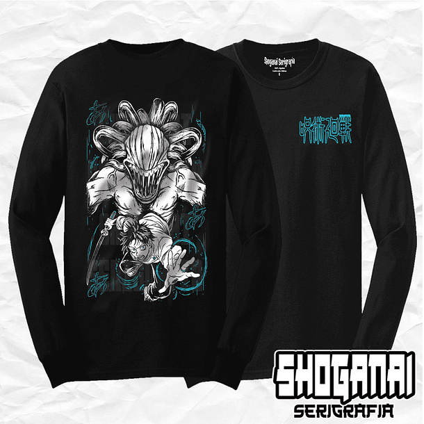 JJK03 Yuta Okkotsu y Rika - Jujutsu Kaisen / Polera manga larga 1