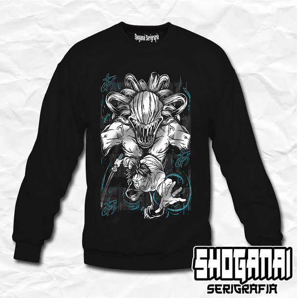 JJK03 Yuta Okkotsu y Rika - Jujutsu Kaisen / Crewneck - Poleron Polo 1