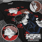 JJK04 Itadori, Nobara y Megumi - Jujutsu Kaisen / Polera manga corta 1