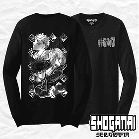 JJK04 OP2 Itadori, Nobara y Megumi - Jujutsu Kaisen / Polera manga larga
