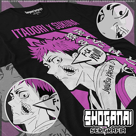 JJK05 Itadori X Sukuna - Jujutsu Kaisen / Polera manga corta