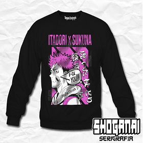JJK05 Itadori X Sukuna - Jujutsu Kaisen / Crewneck - Poleron Polo