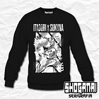 JJK05 OP2 Itadori X Sukuna - Jujutsu Kaisen / Crewneck - Poleron Polo 1