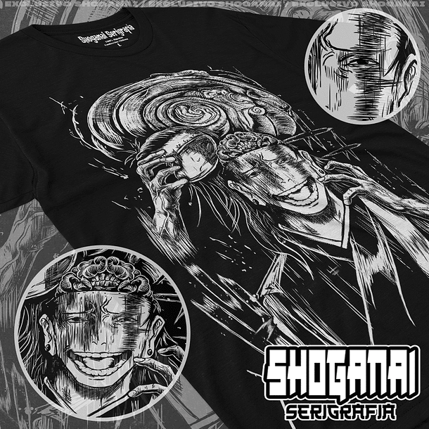 JJK06 Suguru Geto X Kenjaku - Jujutsu Kaisen / Polera manga corta 1