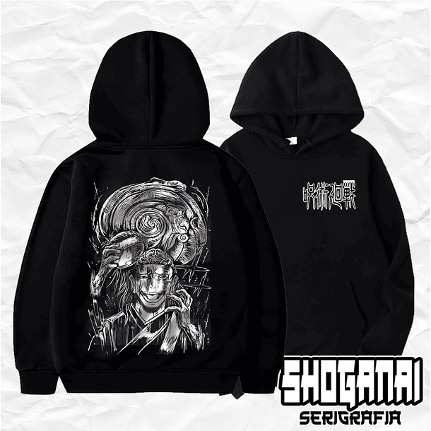 JJK06 Suguru Geto X Kenjaku - Jujutsu Kaisen / Hoddie - Poleron Canguro 1
