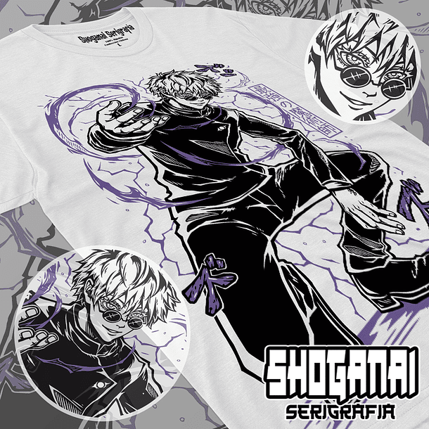 JJK07 OP2 Satoru Gojo - Jujutsu Kaisen / Polera manga corta 1