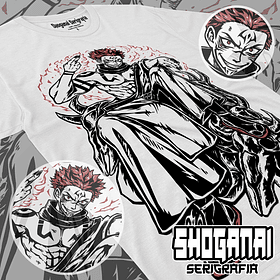 JJK10 Ryomen Sukuna - Jujutsu Kaisen / Polera manga corta