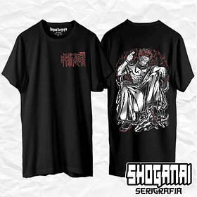 JJK10 Ryomen Sukuna - Jujutsu Kaisen / Polera manga corta