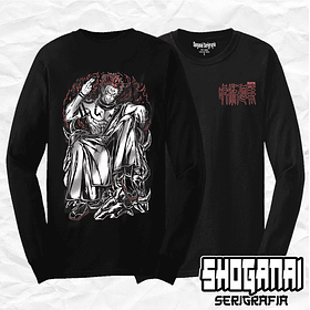 JJK10 Ryomen Sukuna - Jujutsu Kaisen / Polera manga larga