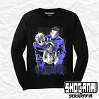 JJK11 Riko Amanai, Suguru Geto y Satoru Gojo - Jujutsu Kaisen / Polera manga larga 1