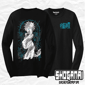 JJK13 Satoru Gojo - Jujutsu Kaisen / Polera manga larga