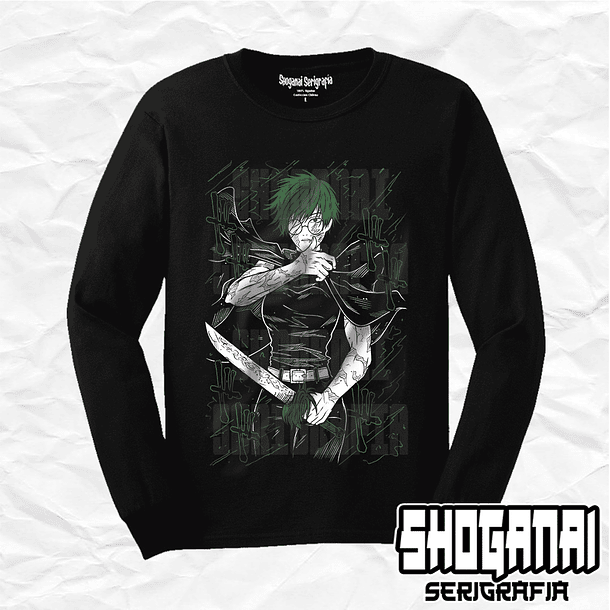 JJK14 Maki Zenin - Jujutsu Kaisen / Polera manga larga 1