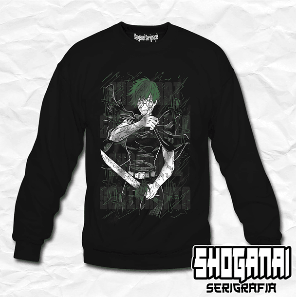JJK14 Maki Zenin - Jujutsu Kaisen / Crewneck - Poleron Polo 1
