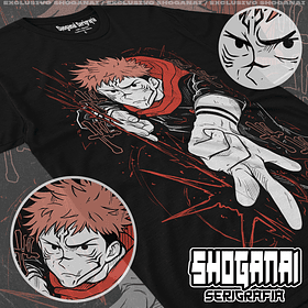 JJK16 Itadori X Sukuna - Jujutsu Kaisen / Polera manga corta