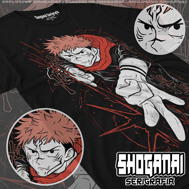 JJK16 Itadori X Sukuna - Jujutsu Kaisen / Polera manga corta 1