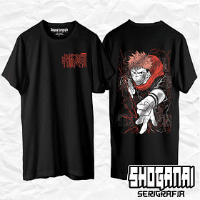 JJK16 Itadori X Sukuna - Jujutsu Kaisen / Polera manga corta
