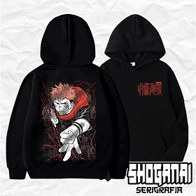 JJK16 Itadori X Sukuna - Jujutsu Kaisen / Hoddie - Poleron Canguro
