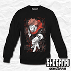 JJK16 Itadori X Sukuna - Jujutsu Kaisen / Crewneck - Poleron Polo 1