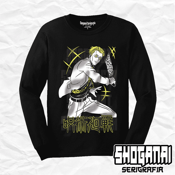 JJK17 Kento Nanami - Jujutsu Kaisen / Polera manga larga 1