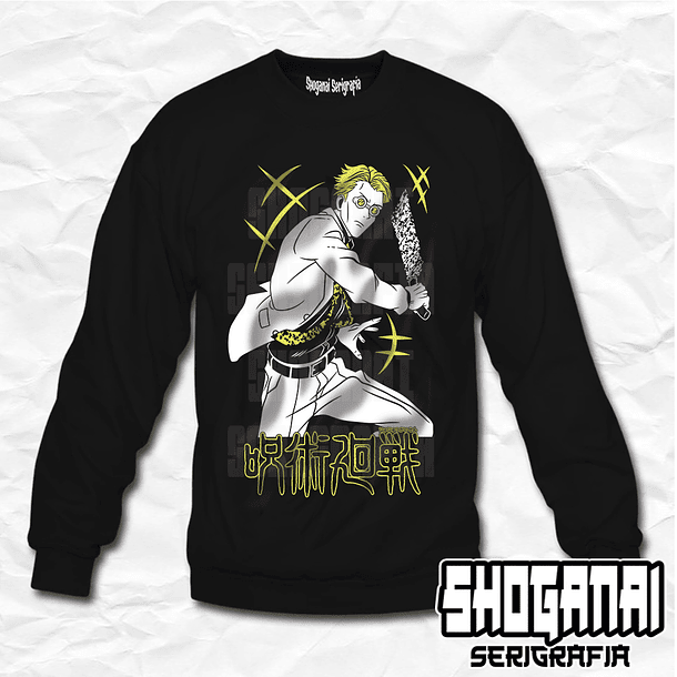 JJK17 Kento Nanami - Jujutsu Kaisen / Crewneck - Poleron Polo 1