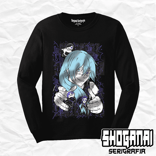 JJK19 Mahito - Jujutsu Kaisen / Polera manga larga 1