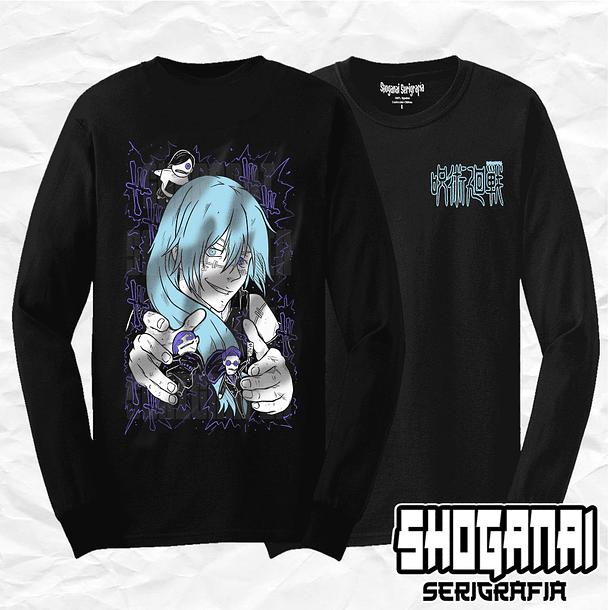 JJK19 Mahito - Jujutsu Kaisen / Polera manga larga 1