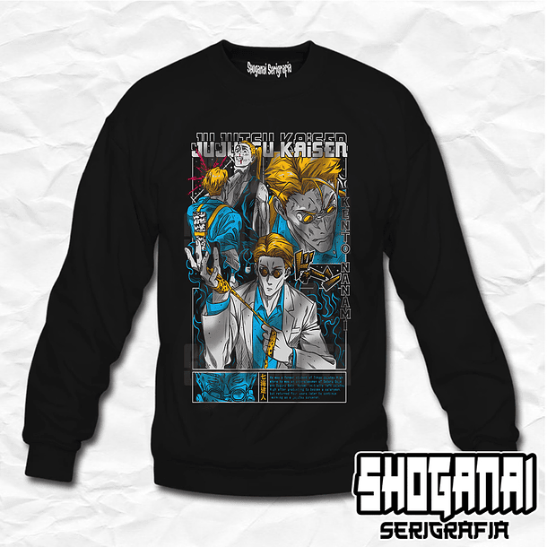JJK22 Kento Nanami - Jujutsu Kaisen / Crewneck - Poleron Polo 1