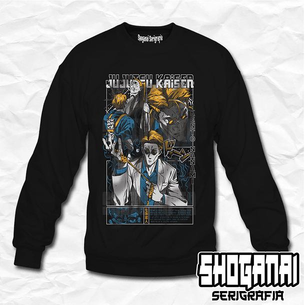 JJK22 OP2 Kento Nanami - Jujutsu Kaisen / Crewneck - Poleron Polo 1