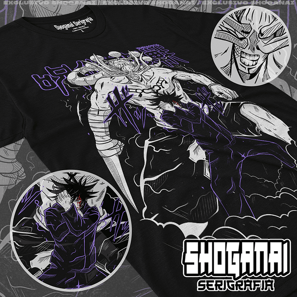 JJK24 Megumi X Mahoraga - Jujutsu Kaisen / Polera manga corta 1