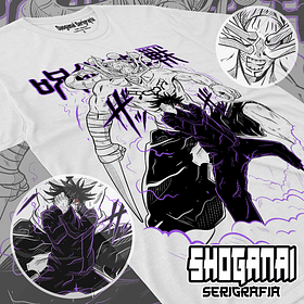 JJK24 Megumi X Mahoraga - Jujutsu Kaisen / Polera manga corta