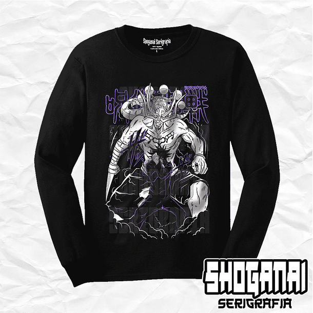 JJK24 Megumi X Mahoraga - Jujutsu Kaisen / Polera manga larga 1