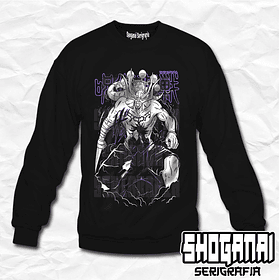 JJK24 Megumi X Mahoraga - Jujutsu Kaisen / Crewneck - Poleron Polo