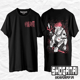 JJK26 Ryomen Sukuna - Jujutsu Kaisen / Polera manga corta