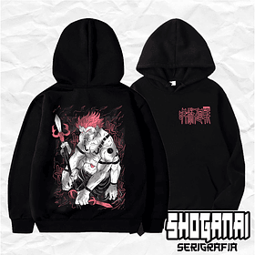JJK26 Ryomen Sukuna - Jujutsu Kaisen / Hoddie - Poleron Canguro